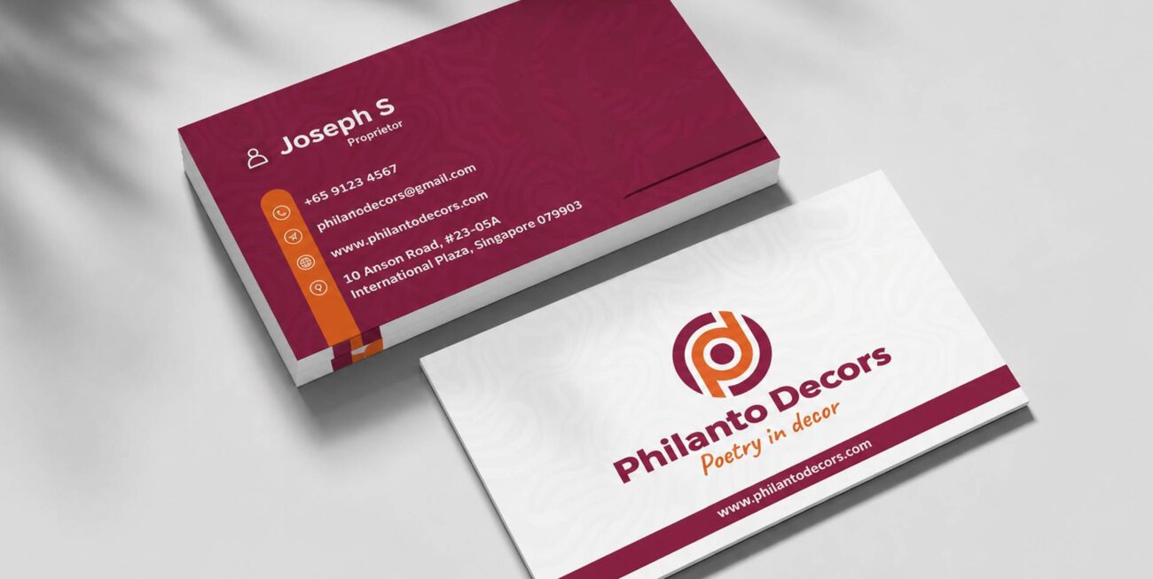 A well-designed visiting card is one of the most powerful tools for personal branding and business communication. At Byrav Designs, we craft premium visiting cards in Singapore that not only share your contact details but also reflect your brand identity with elegance and impact. Whether you’re a startup, entrepreneur, or corporate professional, our visiting card design services are tailored to meet your unique style and business goals.