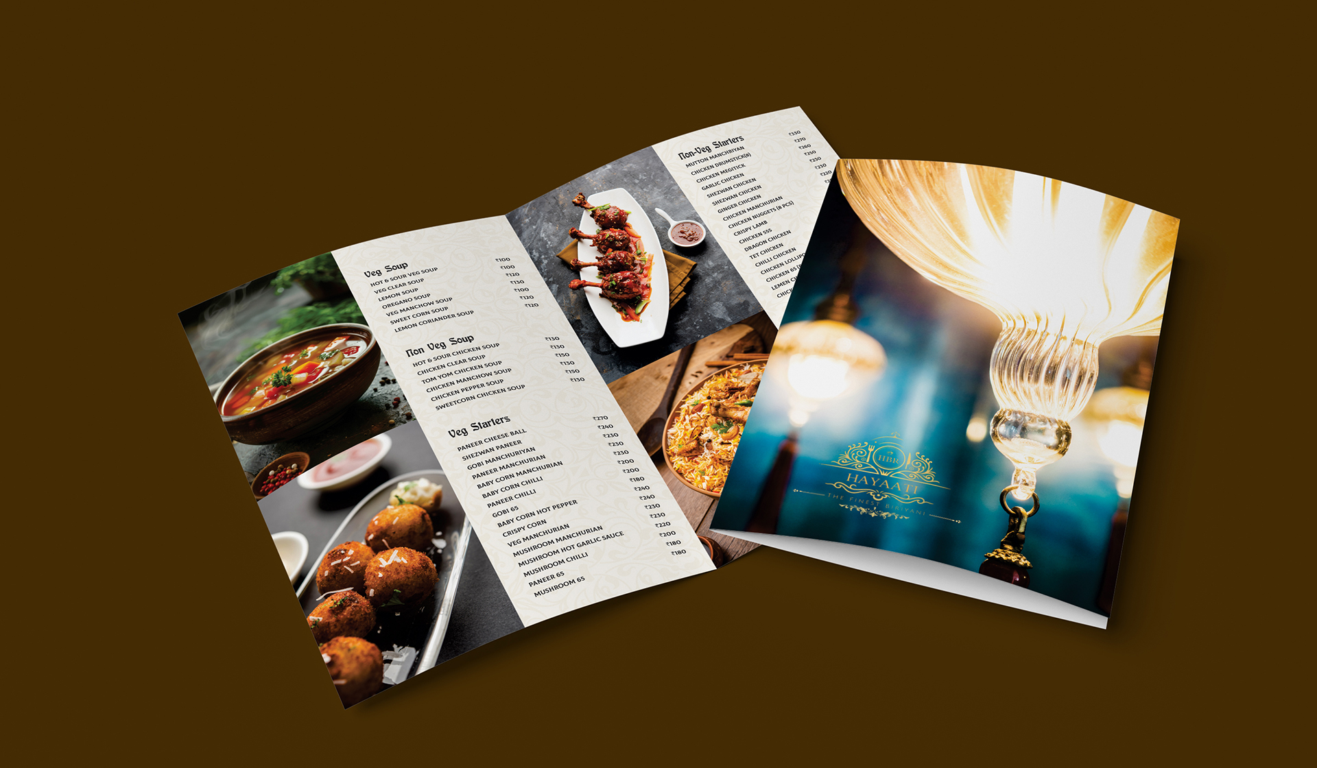 menu card design services