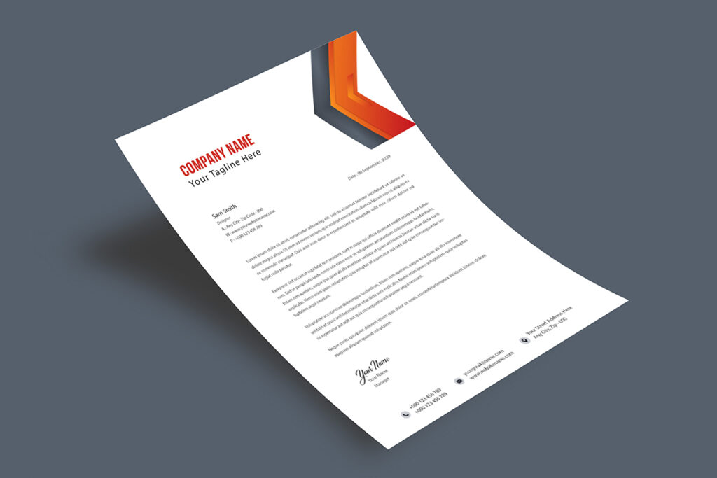 Letterhead Designing Services in Singapore